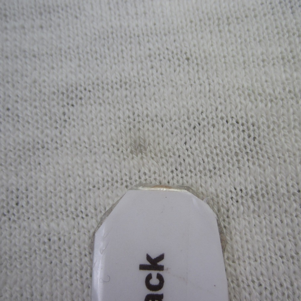 FRYE Sweater Womens‎ XL White Pointelle Scalloped V Neck Button Front Cardigan - Picture 14 of 16